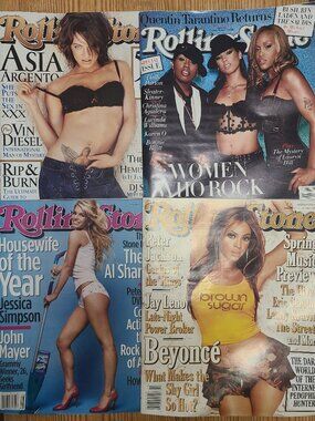 Set of 4 Rolling Stones Magazine